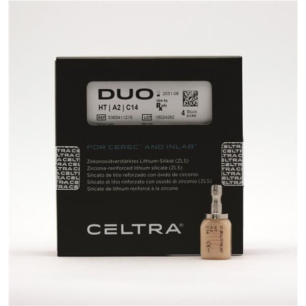 CELTRA Duo LT Milling Blocks C14 A1 For CEREC 4/Pk