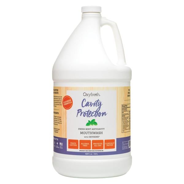 Oxyfresh Cavity Protection Fresh Mint Mouthwash 1 Gallon Ea