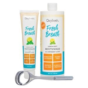 Oxyfresh Ultimate Fresh Breath Lemon Mint Mouthwash Kit Ea