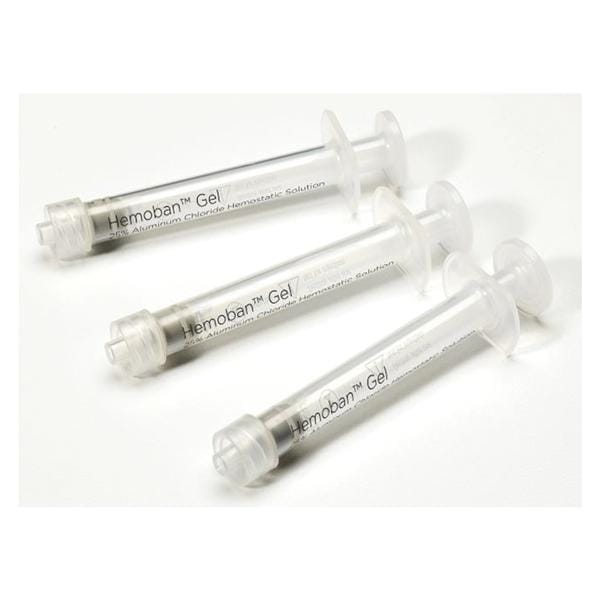 Hemoban Gel Empty Syringes & Tips 50/Pk