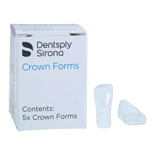 Strip Off Crown Form Size B5 Large Replacement Crowns Right Lateral 5/Bx