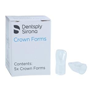 Strip Off Crown Form Size C2 Medium Replacement Crowns Left Lateral 5/Bx