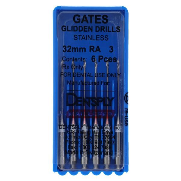 Gates Glidden Drill 32 mm Size 3 6/Pk