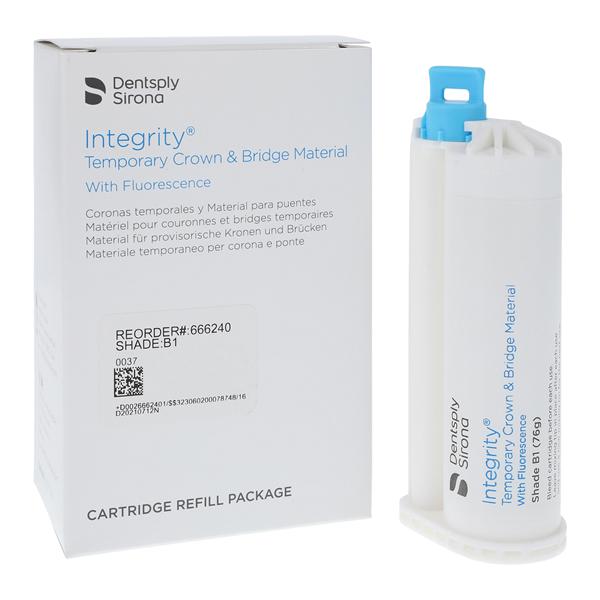 Integrity Temporary Material 76 Gm Shade B1 Cartridge Refill Package