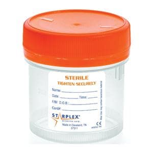 Leakbuster Specimen Container 90mL Sterile 400/Ca