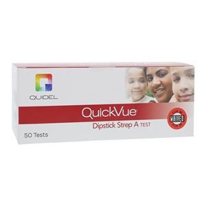 QuickVue Strep A Dipstick Test CLIA Waived 50/Bx