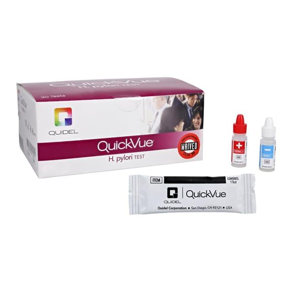 QuickVue gII H.Pylori IgG Test Kit CLIA Waived 30/Bx