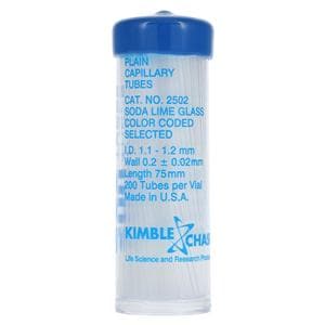 Microhematocrit Capillary Tube Soda-Lime Glass 200/Vl, 12 VL/CA