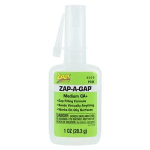 Zap A Gap Adhesive Green 5-10 Seconds 1oz/Bt