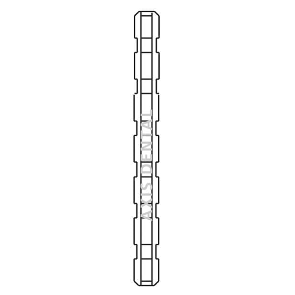 Achromat Fiber Posts Refill 1.6 mm Green Nonheaded Parallel 5/Pk