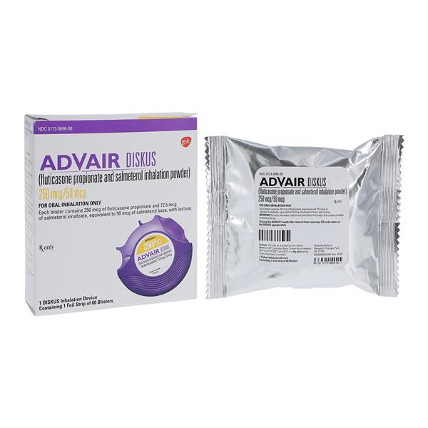 Advair Inhalation Powder 250/50mcg Inhaler 60 Dose Ea