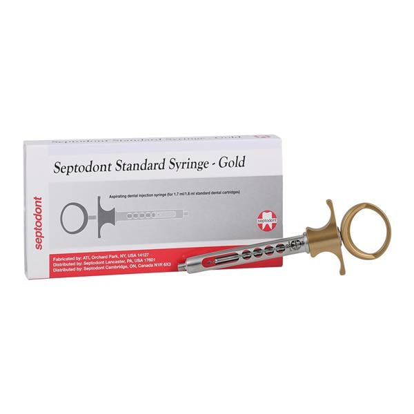 Aspirating Syringe Gold Standard Ea