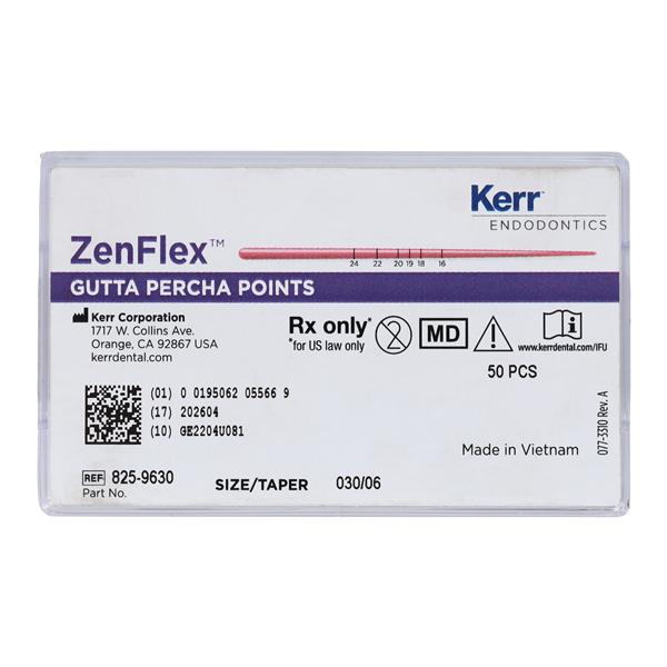 ZenFlex Gutta Percha Size #30 Blue 50/Pk