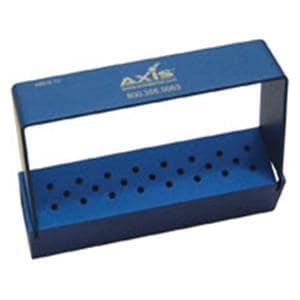 Bur Block Aluminum 23 Hole Blue Ea