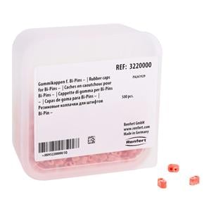 Bi-Pin Dowel Pin Rubber Caps 500/Pk