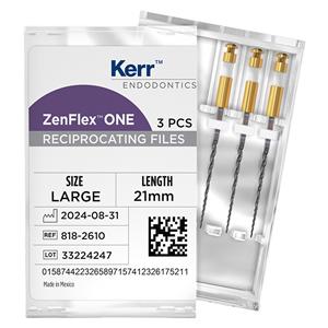 ZenFlex ONE Shaping Shaping File 21 mm Nickel Titanium White .06 3/Bx