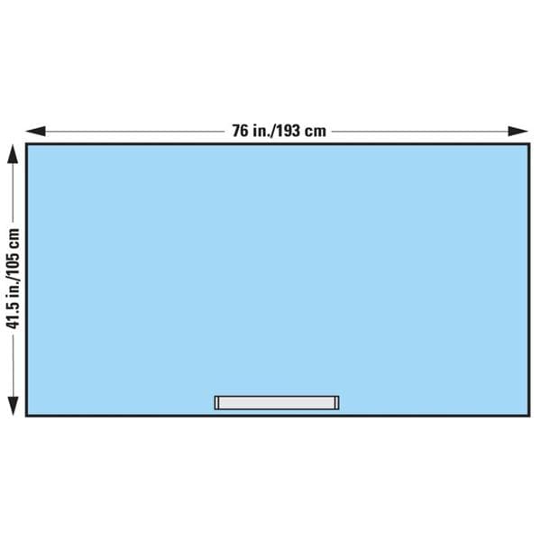 76x41-1/2" Sterile Surgical Drape Non-Fenestrated