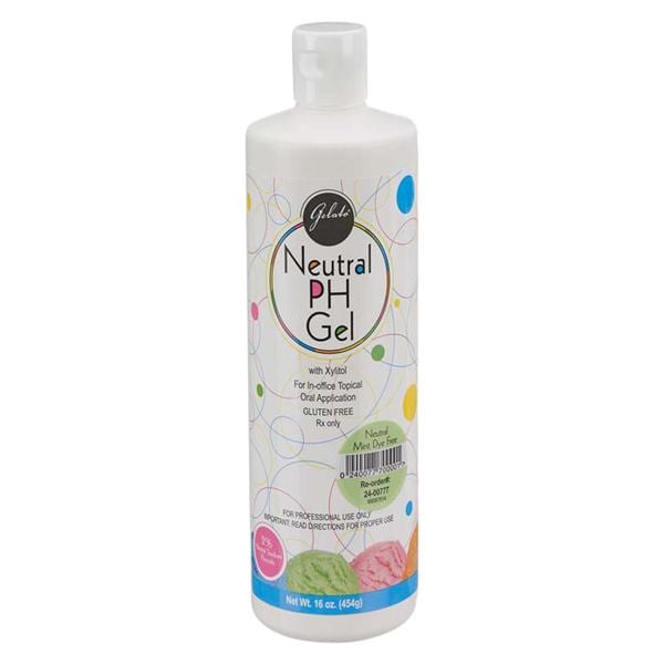 Gelato Fluoride Gel 2% Fluoride Ion Mint 16oz/Bt