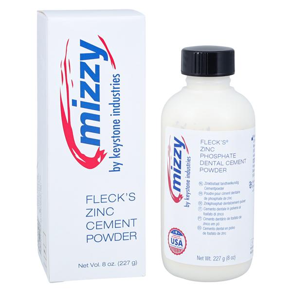 Flecks Powder Cement Light Yellow Orthodontic Size 8oz/Bt