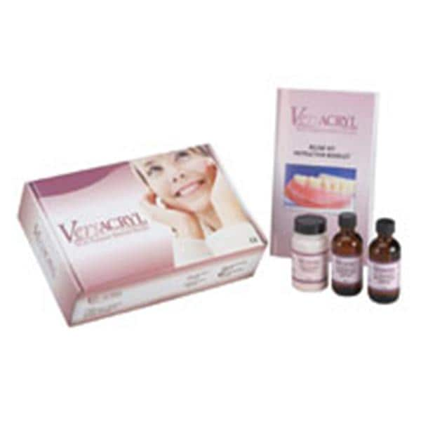 Versacryl Denture Resin Reline Self Cure Pink Veined Ea