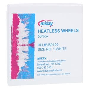 Mizzy Grinding Wheels Heatless White 50/Bx