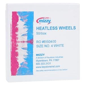 Mizzy Grinding Wheels Heatless White 50/Bx