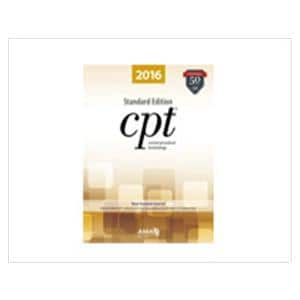 2016 CPT Standard Edition Instructional Book Ea