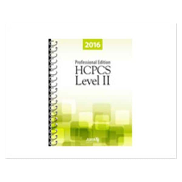 2016 HCPCS Professional Edition Instructional Book Ea