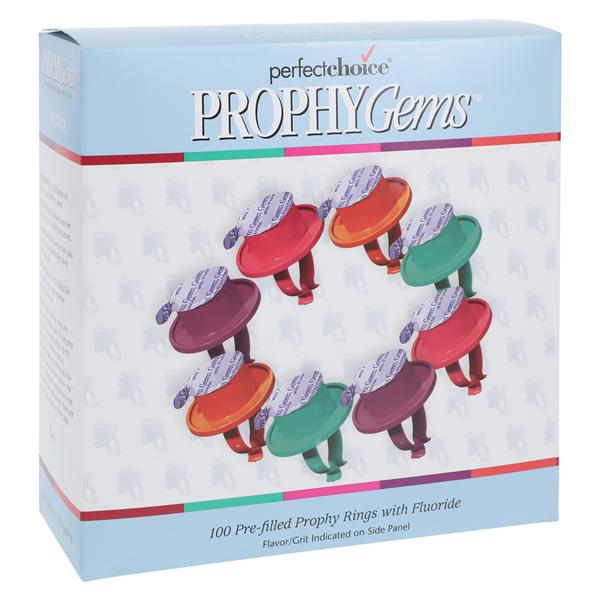 Prophy Gems Prophy Paste Medium Assorted Flavors 100/Bx, 12 BX/CA