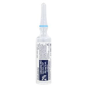 Lidocaine HCl Injection 20mg/mL Preservative Free Ampule 10mL Each