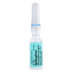 Nalbuphine HCl Injection 10mg/mL Ampule 1mL Ea