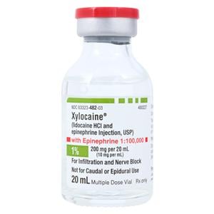 Xylocaine w/Epinephrine Injection 1% 1:100,000 MDV 20mL/Vl