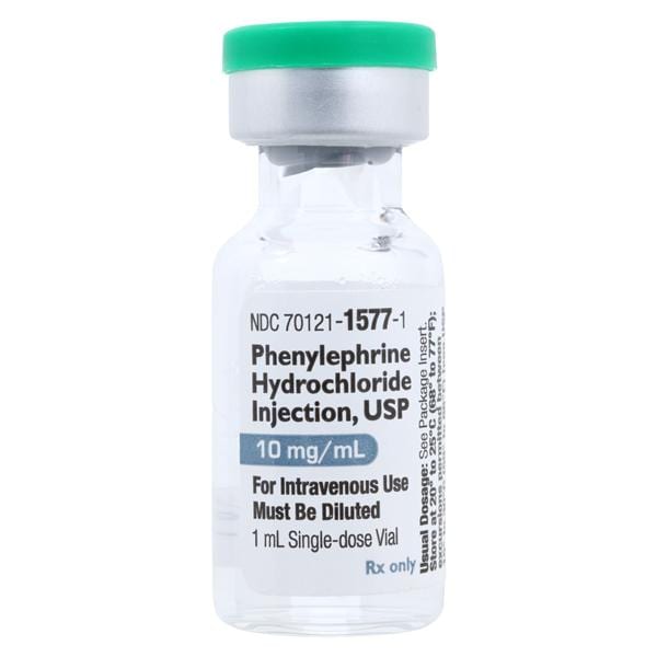 Phenylephrine HCl Injection 10mg/mL SDV 1mL/Vl