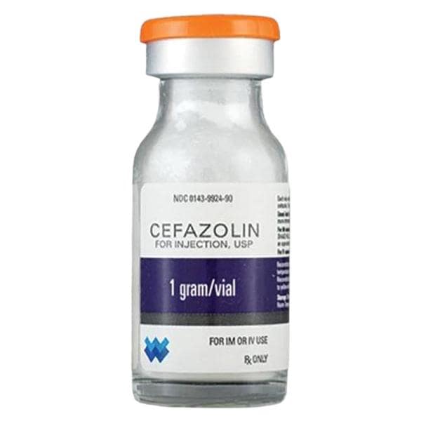 Cefazolin Injection 1gm/vl Powder Vial 10mL/Vl