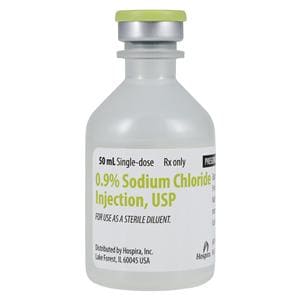 Sodium Chloride Injection 0.9% SDV 50mL 50mL/Vl