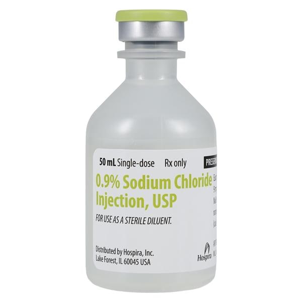 Sodium Chloride Injection 0.9% SDV 50mL 50mL/Vl