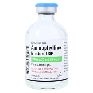 Aminophylline Injection 25mg/mL SDV 20mL Each