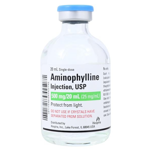 Aminophylline Injection 25mg/mL SDV 20mL Each