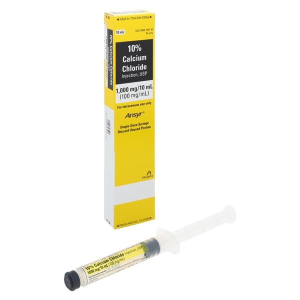 Calcium Chloride Injection 10% Prefilled Syringe 10mL 10mL/Ea