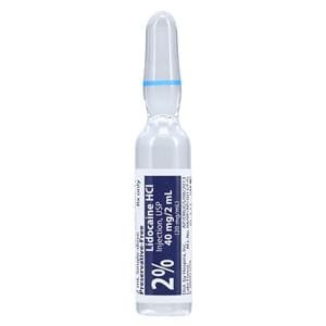 Lidocaine HCl Injection 2% Preservative Free Ampule 2mL Each