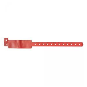 Veri-Color Insert Wristband Vinyl Red Adult/Pediatric 250/Bx