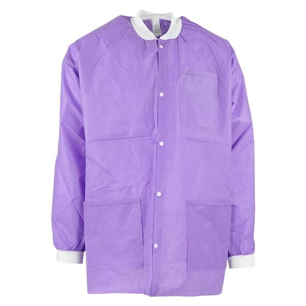 Extra-Safe Jacket 3 Layer SMS Small Purple 10/Pk