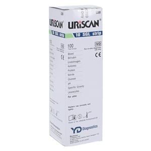 Uriscan 10SGL Urinalysis Test Strip 100/Bx