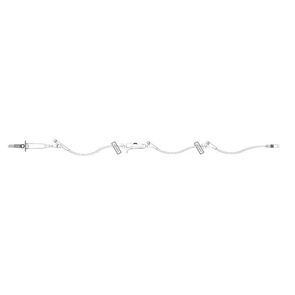 IV Administration Set 3 Prepierced Y-Injection Sites 100" 15 Drops/mL 16mL 48/Ca