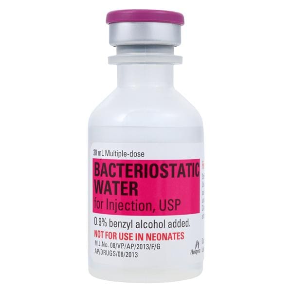 Water Bacteriostatic Injection MDV 30mL 30mL/Vl