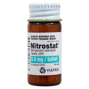 Nitrostat 0.4mg 25/Bt