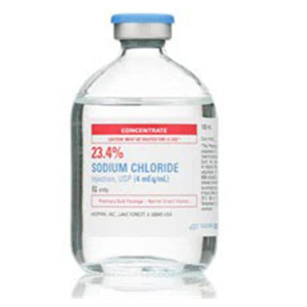 Sodium Chloride 23.4% Injection PF Hypertonic Pharmacy Bulk Pack 25x100mL