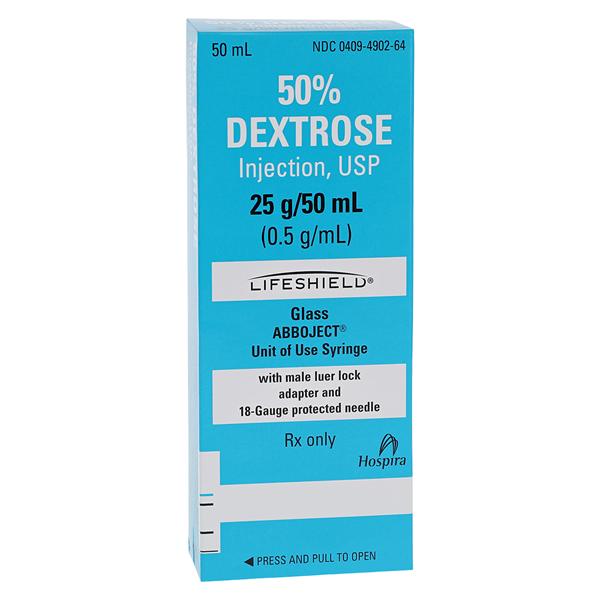 Dextrose 50% Injection PF Prefilled Syringe 50mL 10/Pk