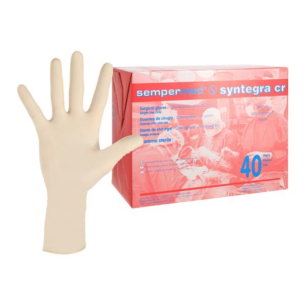 SemperMed Syntegra CR Chloroprene Surgical Gloves 7 Natural