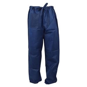 Scrub Pant Spunbonded Polypropylene Large Dark Blue 10/Bg